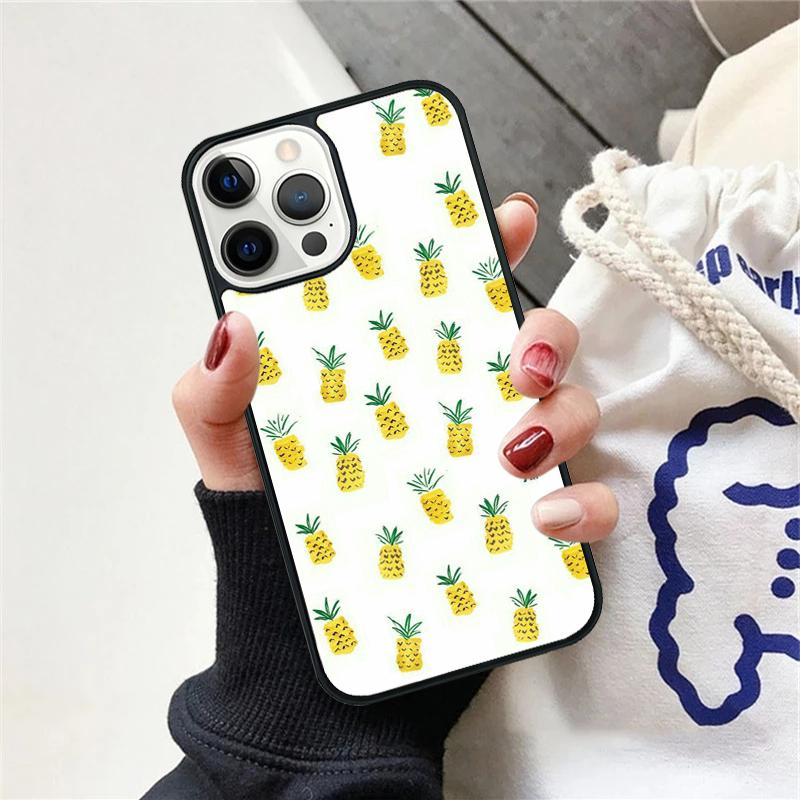 Tropical Pineapple Phone Case For iPhone 17 Air 15 16 Cover  11 13 14 Pro Max 12 Plus Max Fundas