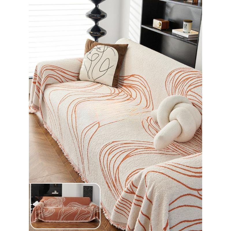 Ręcznik na pokrowiec na sofę z szenili All-Inclusive Uniwersalny Odporny na zarysowania Cztery pory roku Uniwersalny Pokrowiec na poduszkę sofy Antypoślizgowy