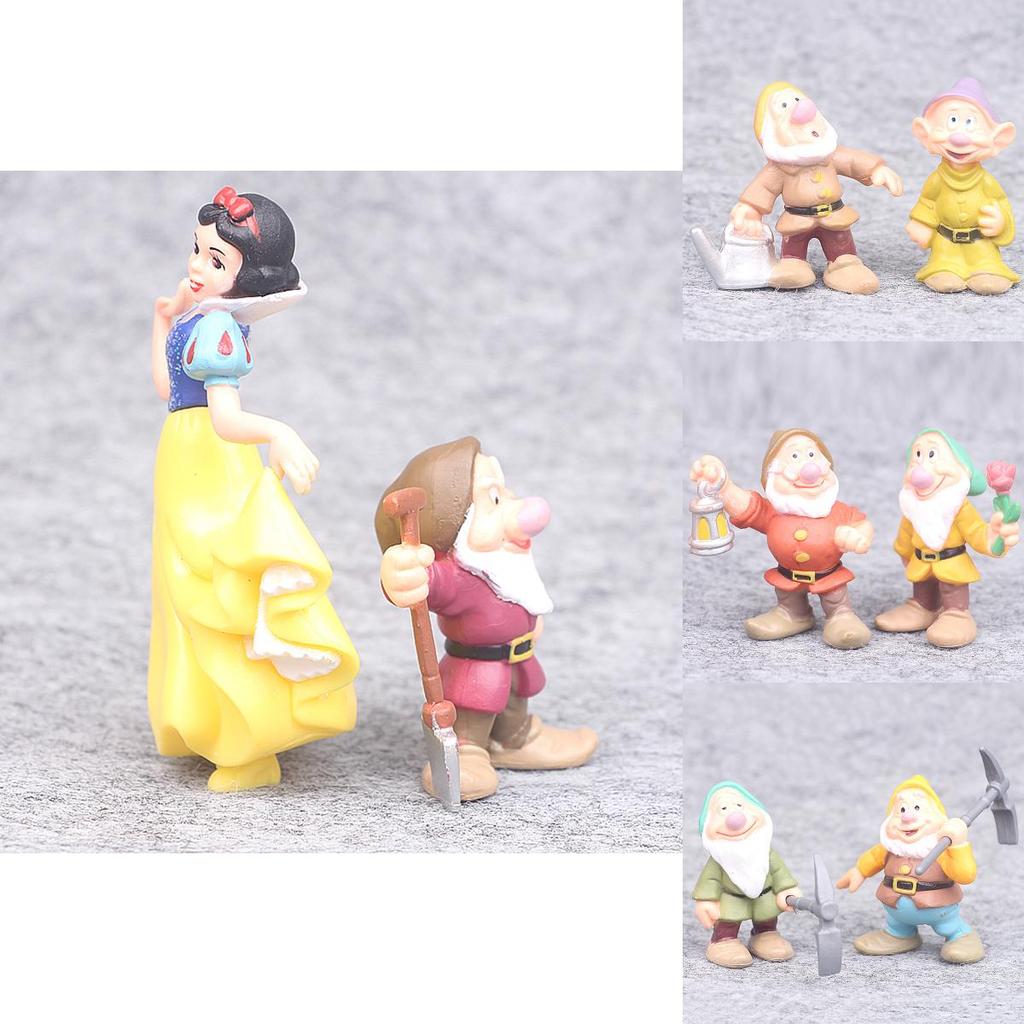 Affascinante Biancaneve e i Sette Nani Giocattolo Action Figures Perfetti Per Regalo Bambini