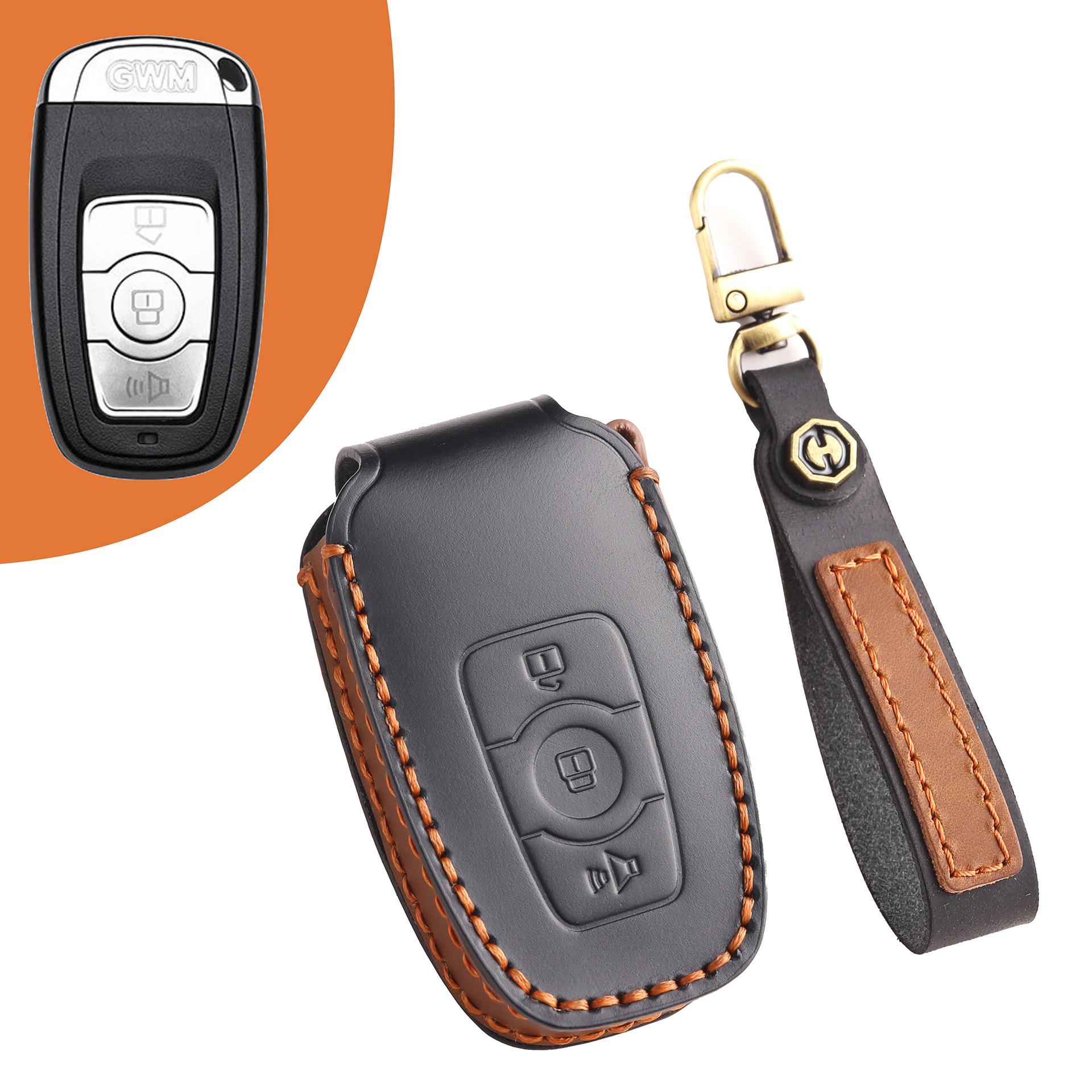 

Suitable for Great Wall Haval H6 Smart Key Case H2 Sports Harvard H2SH7H8H9 Harvard Shell Buckle чёрный