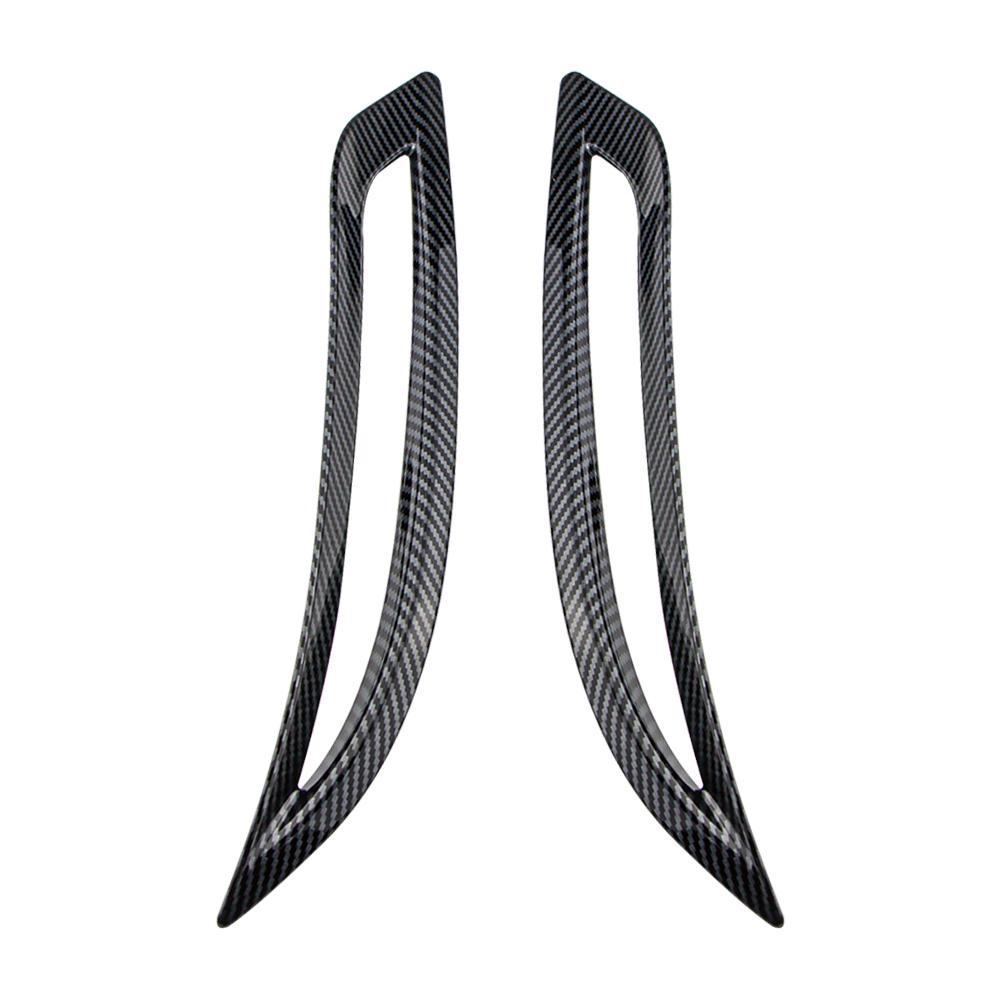 

For Tesla Model 3 Model3 2017 2018 2019 2020 2025 2025 Rear Fog Light Lamp Frame Back Foglight Sticker Cover Trim Accessories imitation carbon