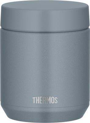 Thermos Vacuum Insulated Soup Jar 300ml Gray Green All partsKeeps Warm and Cool Round Mouth Design That Is Gentle On the Mouth Standard Model JED-300