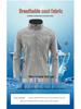 Men's Lightweight Summer Sun Protection Jacket with Stand-up Collar - Breathable, Thin Skin Coat for Outdoor Sports