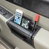 For Hummer H2 2003-2007 ABS Black Car Multifunction Door Armrest Container Box Storage Tray Car