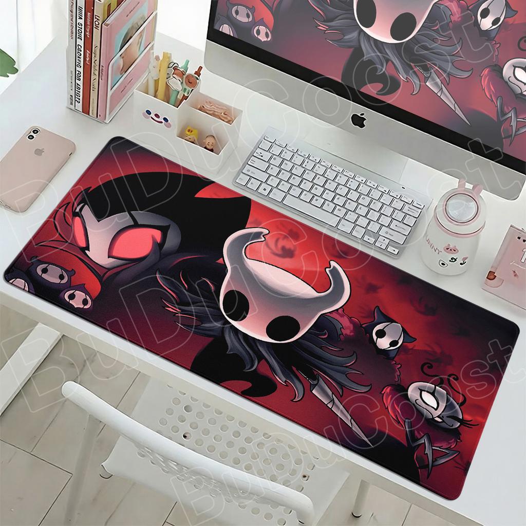 Hollow Knight Gamer Speed Επιφάνεια Ποντικιού Χαριτωμένη Anime Επιφάνεια Γραφείου Αξεσουάρ Στήσιμο Παιχνιδιών PC XXL Άκρη με Ραφή Πληκτρολόγιο HD Επιφάνεια Ποντικιού