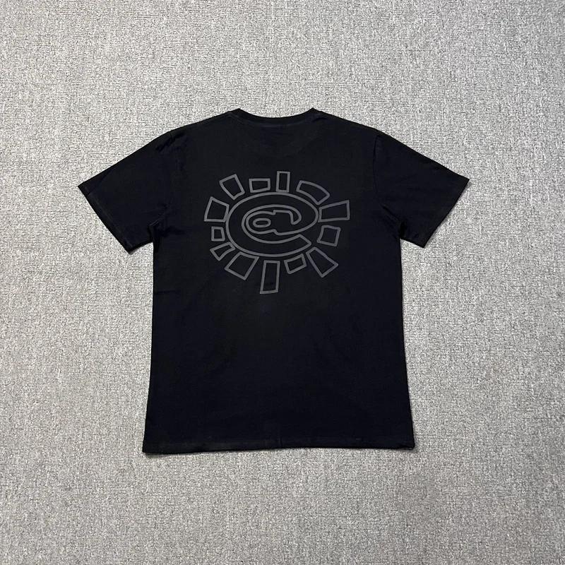 25 New Fashion Sun Roll Print Short Sleeve Summer High Street Female Couple Versatile T-shirt Women Clothing Graphic T Shirts