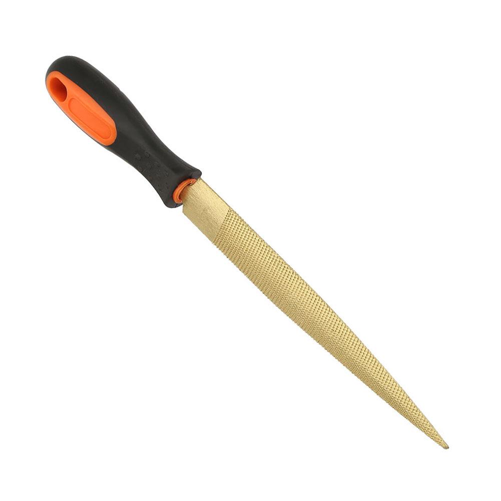Woodworking Gold Double Side File Hardwood Hand Cutter Wood Carving Tool Fine Teeth(8inch)
