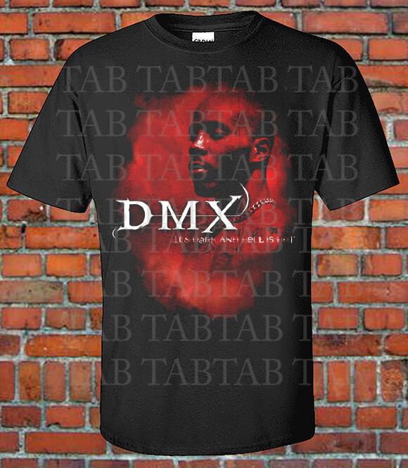 

DMX It s Dark and Hell Is Hot Album Cover Graphic Tee T-Shirt Hip-Hop Rap Unisex T-Shirt S