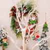 Colorful Beautiful Wooden Christmas Tree Ornaments With Santa Snowman And Elf Designs To Brighten Your Holidays