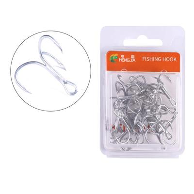 20 Teile/schachtel Angeln Triple Haken Casting Angelhaken High Carbon Stahl Super Sharp Festigkeit Carbon Stahl Winkel Haken