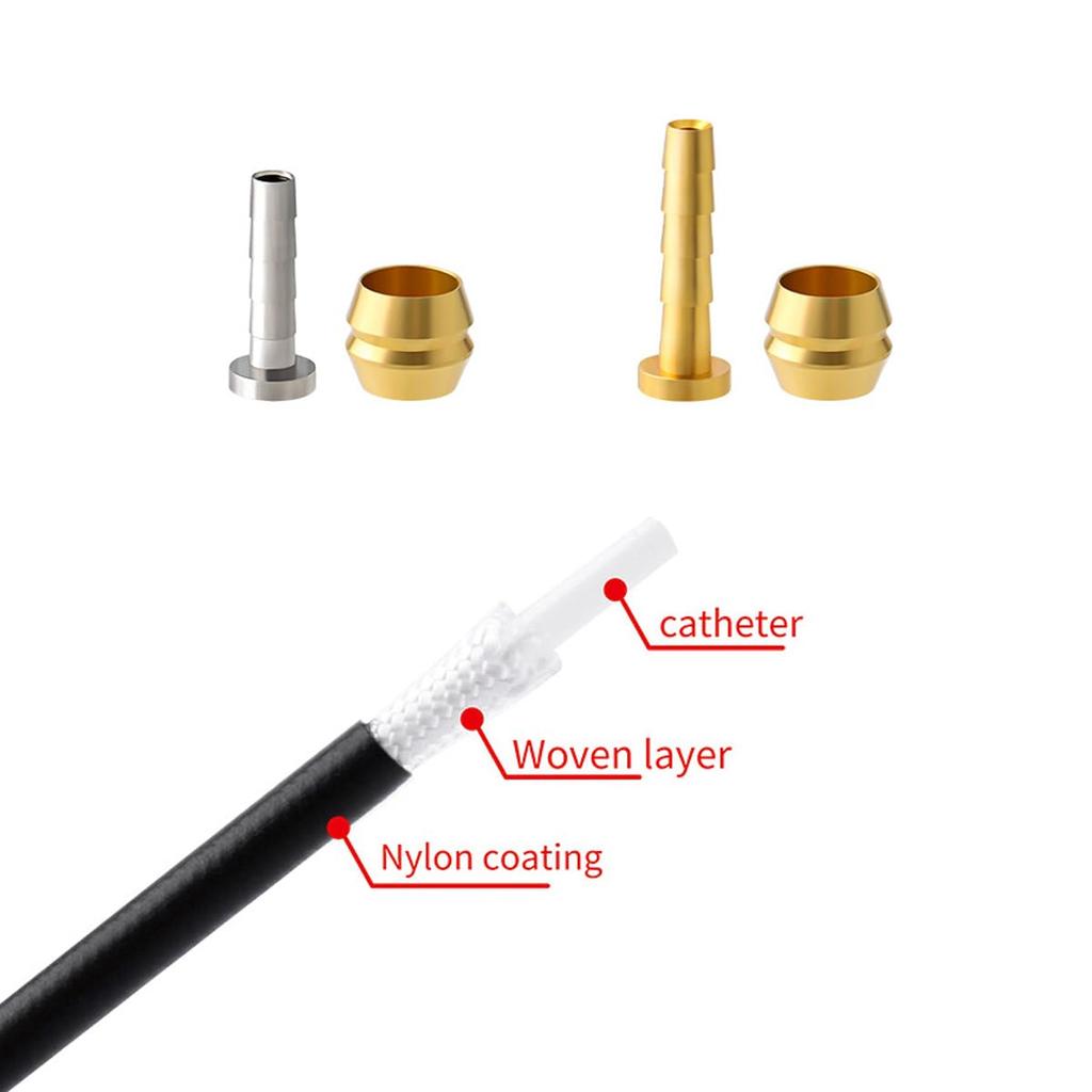 HOUSON 3M Bicycle Hydraulic Brake Line with Olive Connector Insert