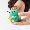 Raw wool Knitting kit Zodiac Amigurumi 2024 Dragon itohenlab.