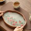Shangqi Ruyi Nine Peaches Wooden Dry Tea Tray