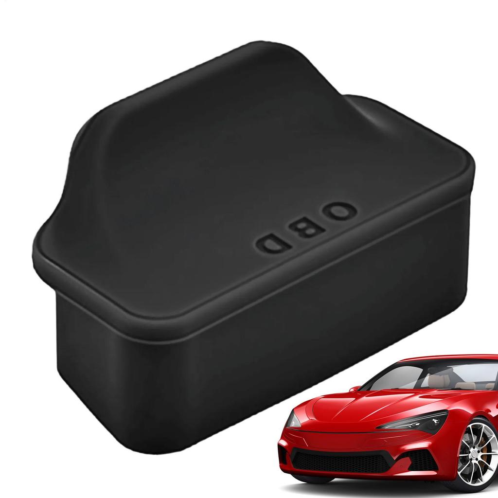 Silicone OBD Port Cover Protector OBD Protective Dust Cover Car Diagnostic Dust Caps Waterproof Shockproof Anti-Rust Accessories