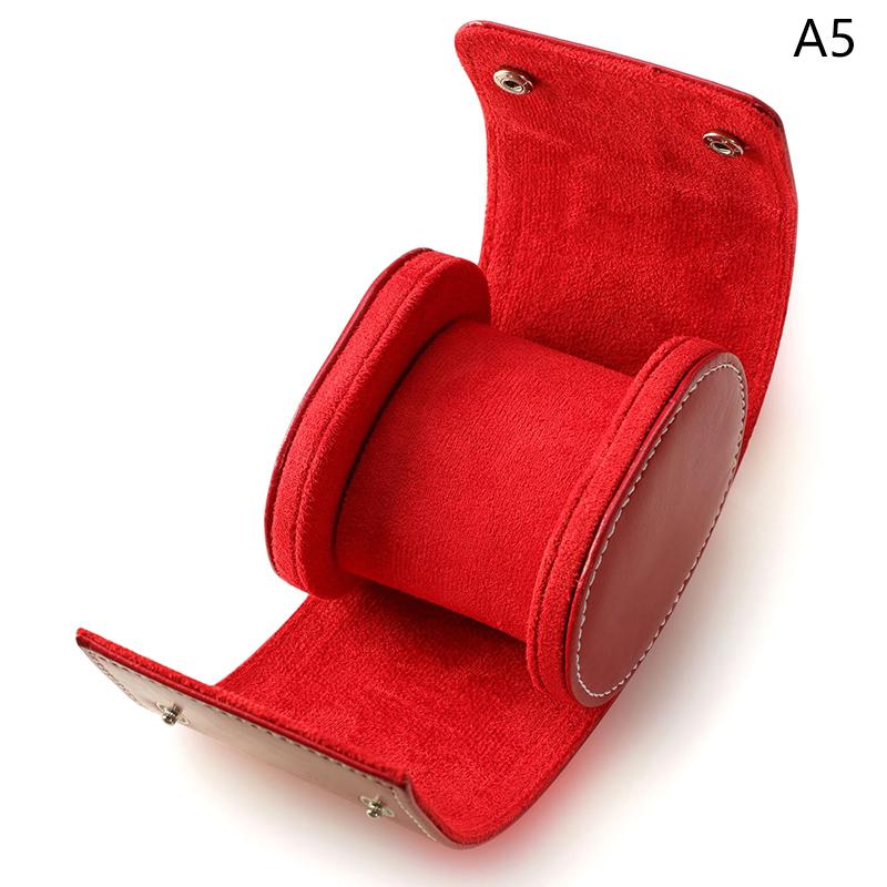 Watch Box 1/2/3 Slots Travel Watches Storage Case Organizer Jewelry Display Case Watch Roll Waterproof Pu Leather Organizer