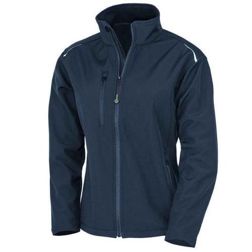 Result Genuine Recycled Womens/Ladies Three Layer Soft Shell Jacket