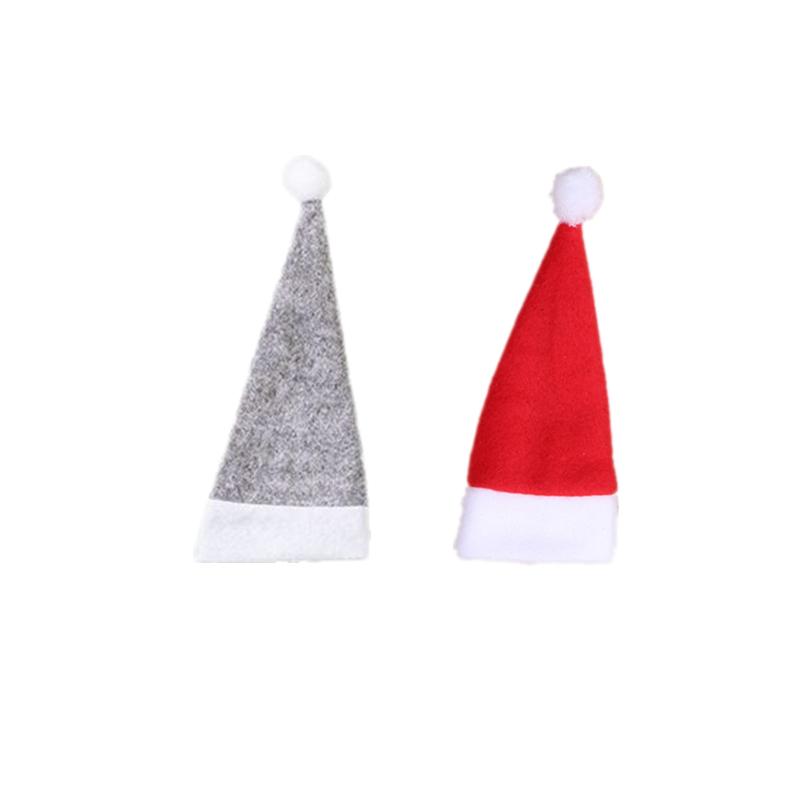 2-30PCS Merry Christmas Decoration Christmas Tableware Bag Holder Christmas Hat Fork Knife Cutlery Bag Christmas Ornament Decor