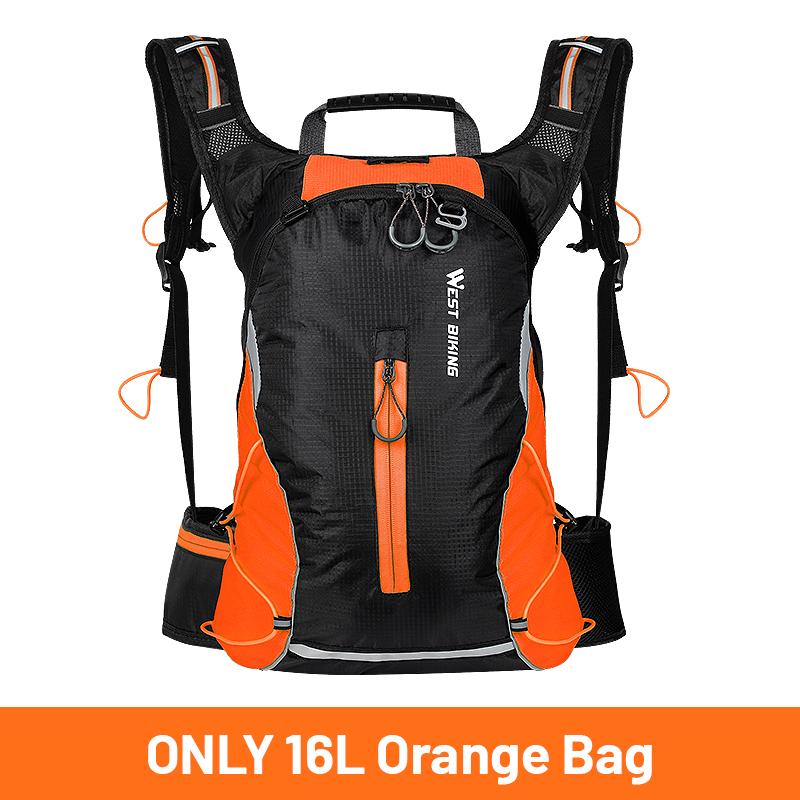 WEST BIKING 10L Nefes Alabilir Bisiklet Sırt Çantası Su Geçirmez Ultra Hafif Katlanabilir Bisiklet Çantası Outdoor Tırmanış Seyahat Yürüyüş Bisiklet Çantası