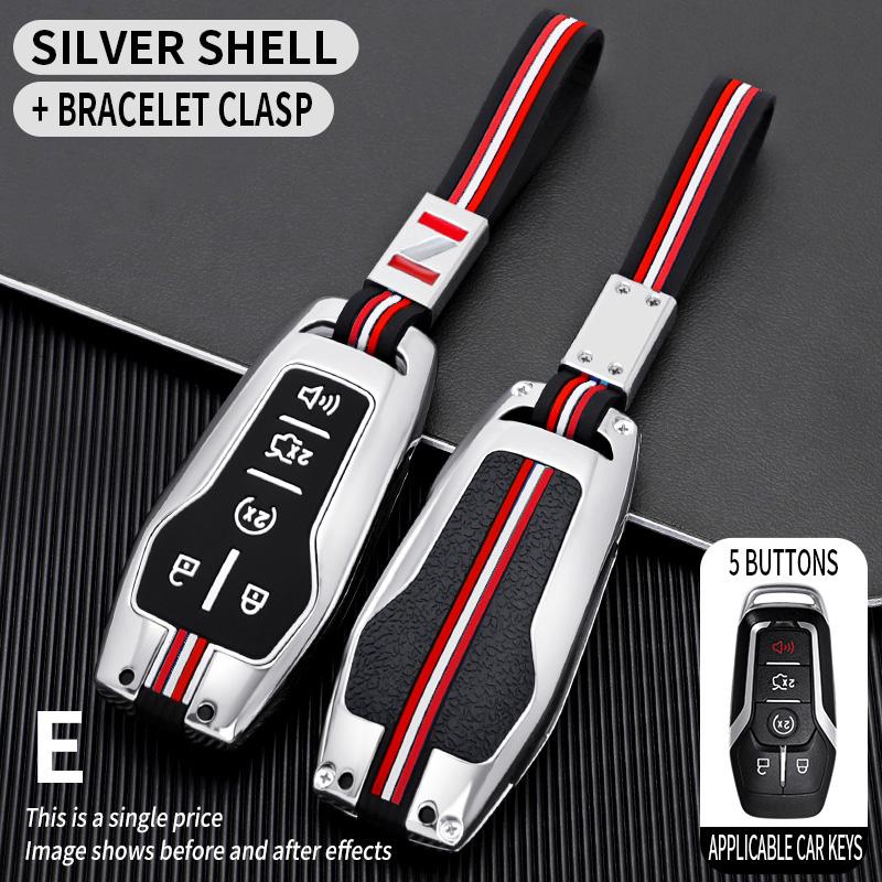 2026 Car Key Cover Case For Ford Fusion Mondeo Mustang F-150 Explorer Edge 2015 2016 2017 2018 Car Key Protection Accessories
