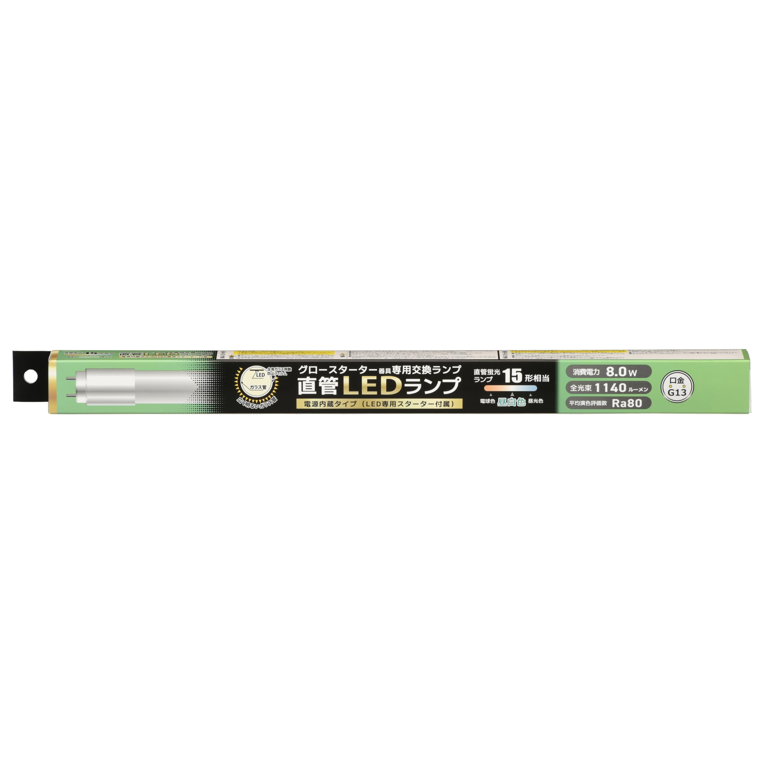 

Ohm Electric LED Fluorescent Straight Tube LED 15 Тип Дневной Свет Для Стартера Накаливания Односторонний Источник Питания 7 ОМ Свет, Лампа, Эквивалент, G13, Белый,
