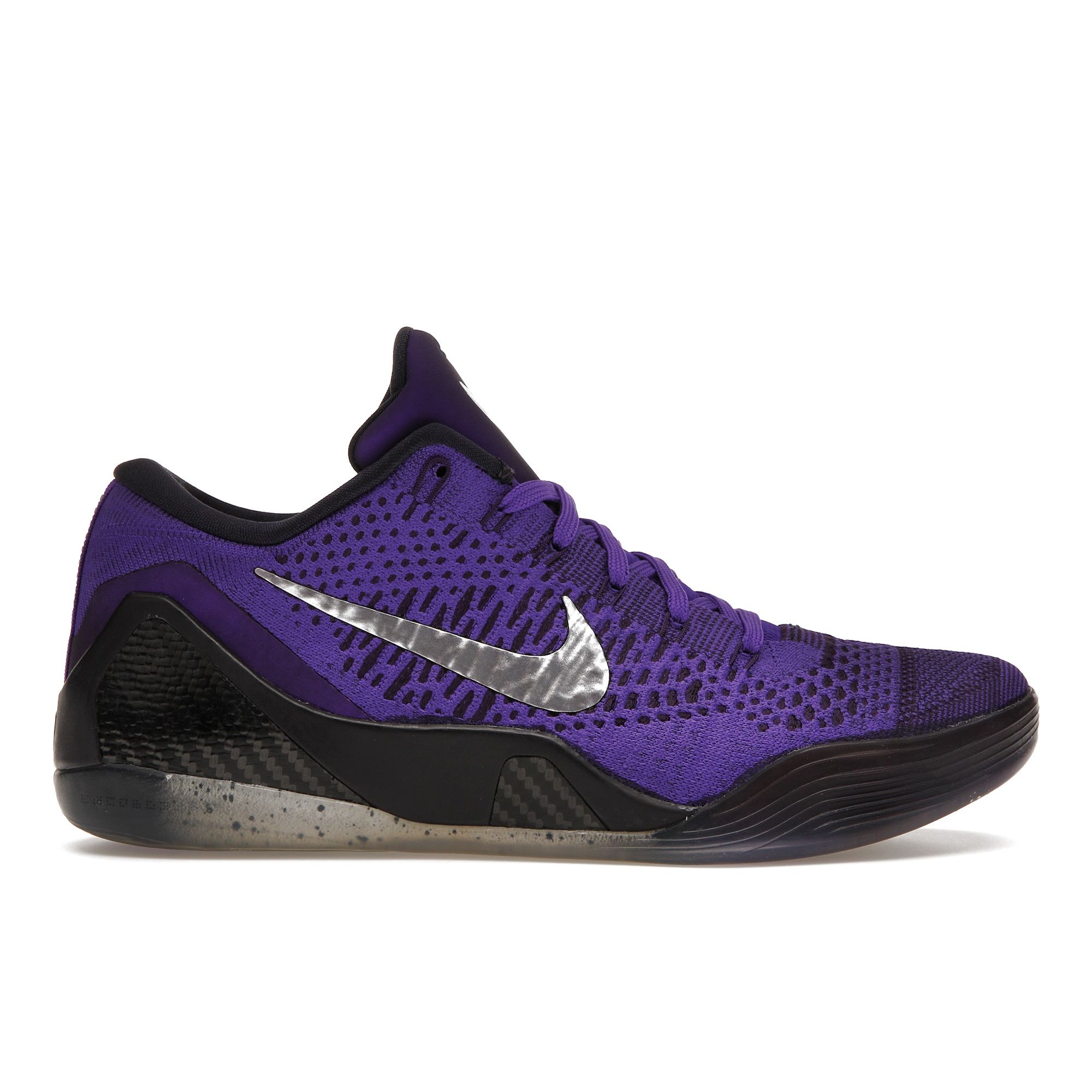 

Nike Kobe 9 Elite Low Moonwalker Men Sneakers Purple Hyper-Grape Metallic-Silver 639045-515