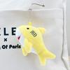 Cross-Border Plush Shark Keychain Pendant - Cute Wedding Toss Doll Bag Charm