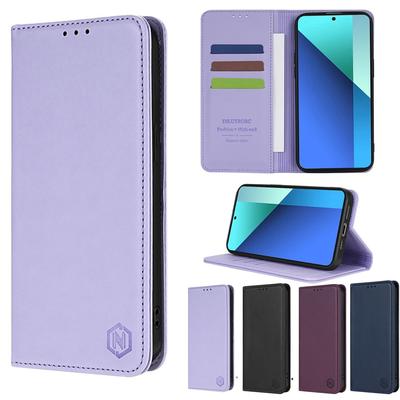 Skórzane etui portfel na telefon z mocnym magnetycznym slotem na karty, etui typu flip dla Huawei P20 Pro P30 Lite P40 Lite P Smart 2019 Honor 10 Lite