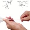 Dust cover, transparent vegetable cover, foldable mosquito proof rectangular cover, outdoor picnic table cover