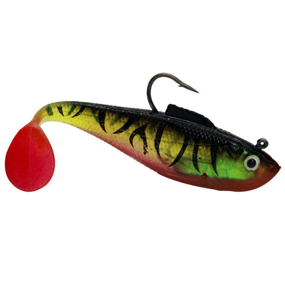 

10g/8.5cm T-tail Bait 3g/5cm Biomimetic Bait Fishing Tackle Fishing Lure Perch 26g/11.5cm-d