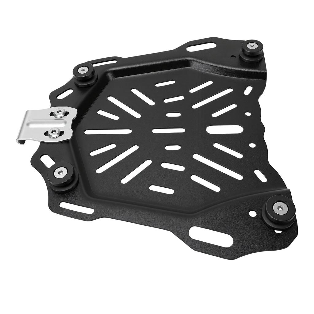 Motorcycle Trunk Bracket Carbon Steel Motorcycle Rear Tail Box Base Plate for 25L 65L Trunk