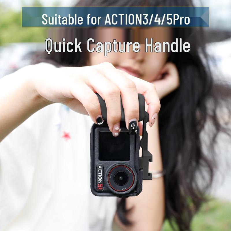 DJI OSMO Action Magnetic Quick Release Mount for Action5/4/3 & SLR, Multicolor Handle