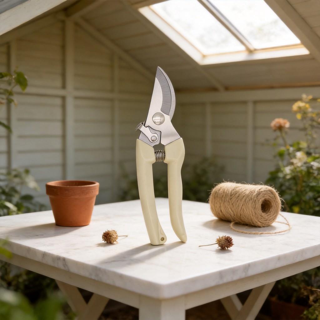 Garden Pruning Shears With Stainless Steel Blades For Fruit Picking And Tree Trimming