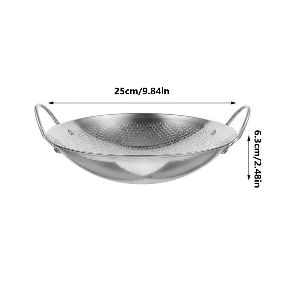 1pc Non stick dry pot, household alcohol pot, stir fry pot, bar ding, small hotpot, alcohol stove, special non stick pot