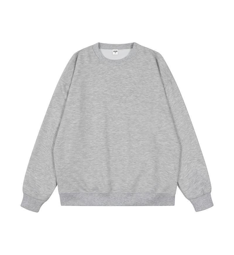 2024 Trendy Oversized Solid Color Hooded Sweatshirt for Women - Spring/Autumn Korean Style Loose Fit