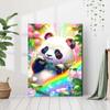 Frame Diy Paint By Numbers For Adults Kits Panda Animals Handicrafts Numbers Painting For Home Wall Art Picture 40x50cm