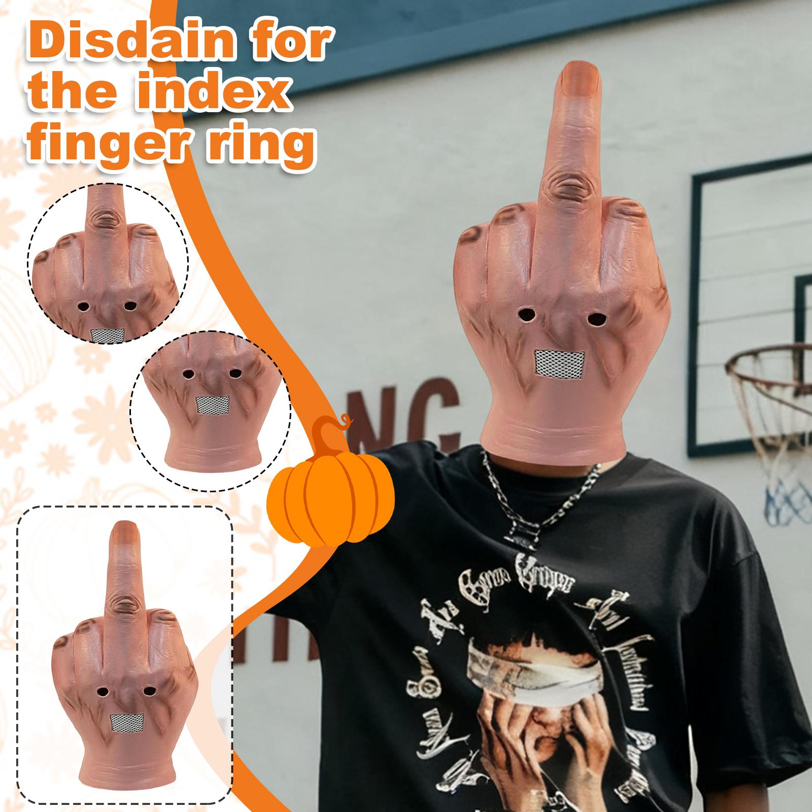 

Creative And Interesting And Lifelike Latex Mask Headgear One Size