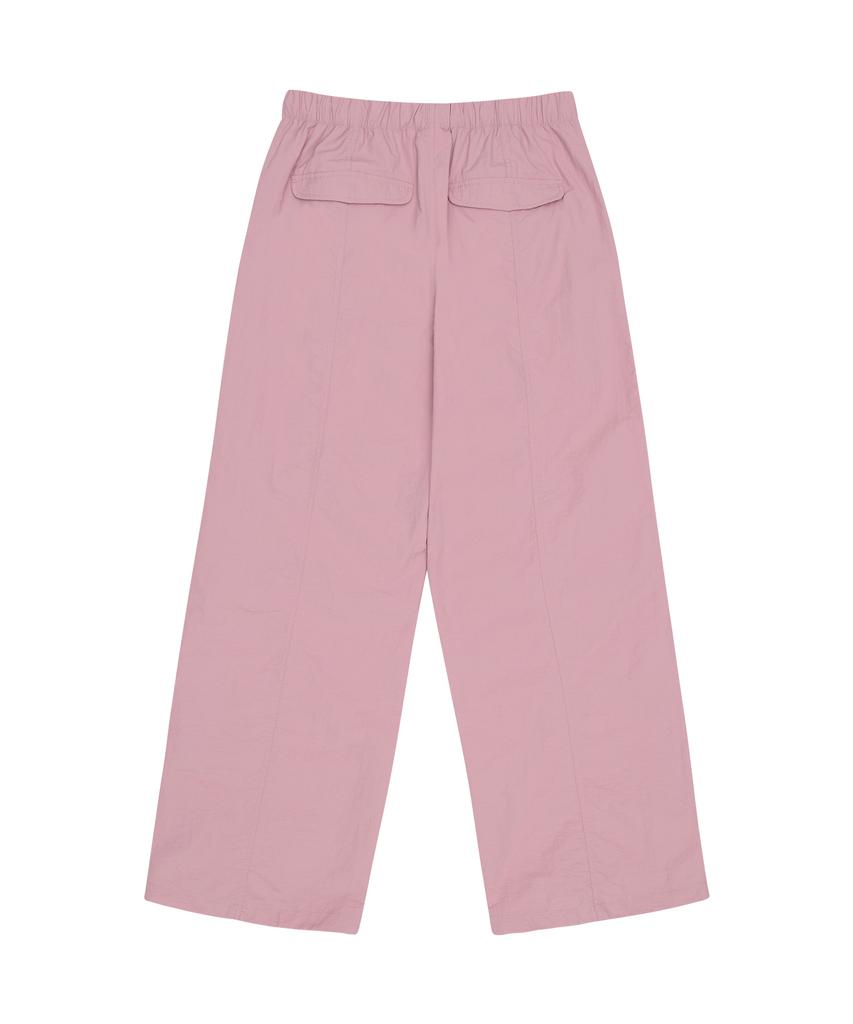 AMES-WORLDWIDE Nylon Wide Pants Pink