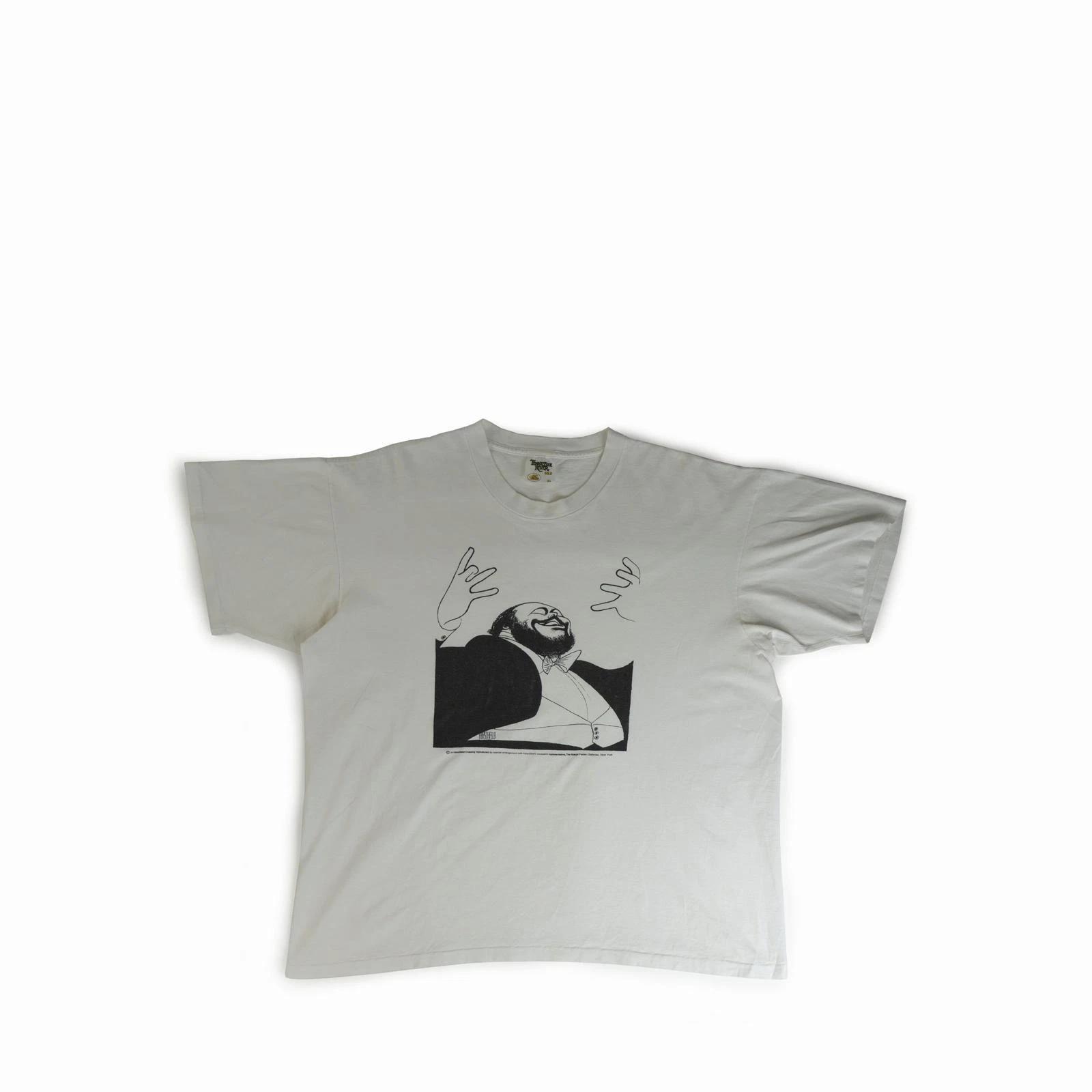 Vintage 1990 s Al Hirschfeld Drawing Opera Singer Tee Shirt L