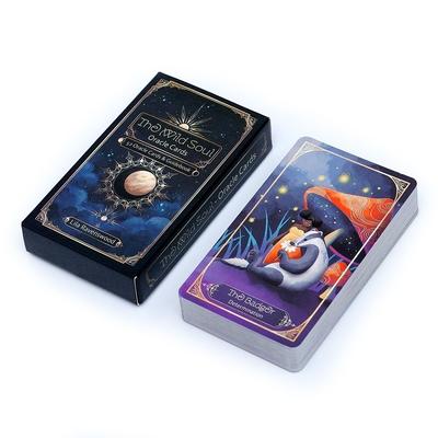 Karty Oracle Dzikiej Duszy 10,5*6,3cm - 52 Karty Mądrości Zwierząt - Duchowe Przewodnictwo i Narzędzie do Medytacji dla Początkujących i Ekspertów