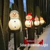 Outdoor Solar Snowman Light - Waterproof Christmas Garden Decoration