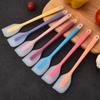 Silicone Spatula Translucent Cake Spatula Cream Blender Knife High Temperature Resistant Kitchen Baking Tool