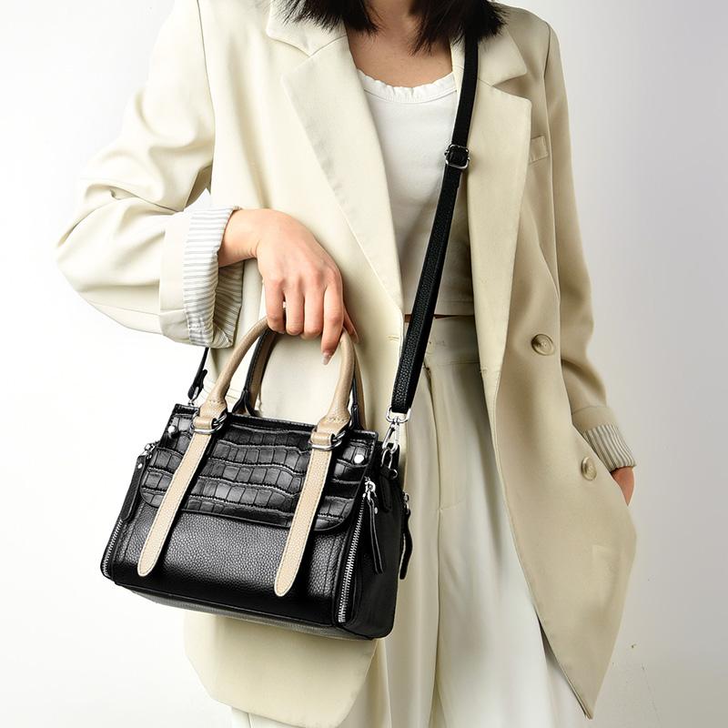 High Quality Crocodile Leather Handbag and Luxury Women Men General Fashion Tote Shoulder Messenger Bag