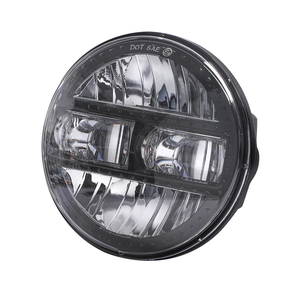 Universal 5.75/7 Inch 90W Motorcycle Led Headlight Projector For Harley Touring Softail Heritage Street Glide Road King Headlamp