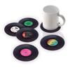 Retro CD-Design Antislip PVC Drink Coaster Pad Cup Coffee Mat Placemat