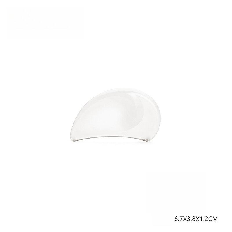 

Professional Stainless Steel Nail File - Half-Moon Design, for Smooth Manicures and Pedicures, Fragrance-Free Nail Care Tool білий