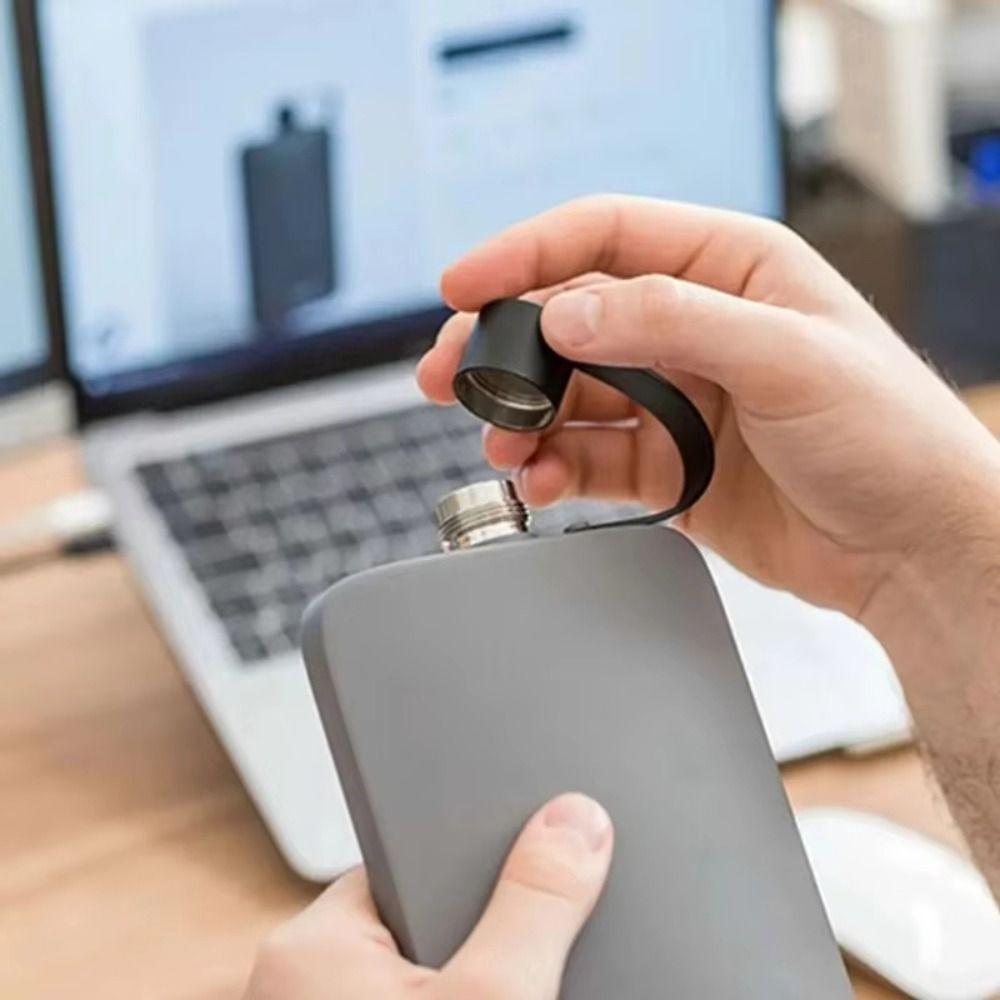 Large Capacity Wine Flask 500ml Whiskey Bottle Practical Portable Hip Flask  Outdoor Use