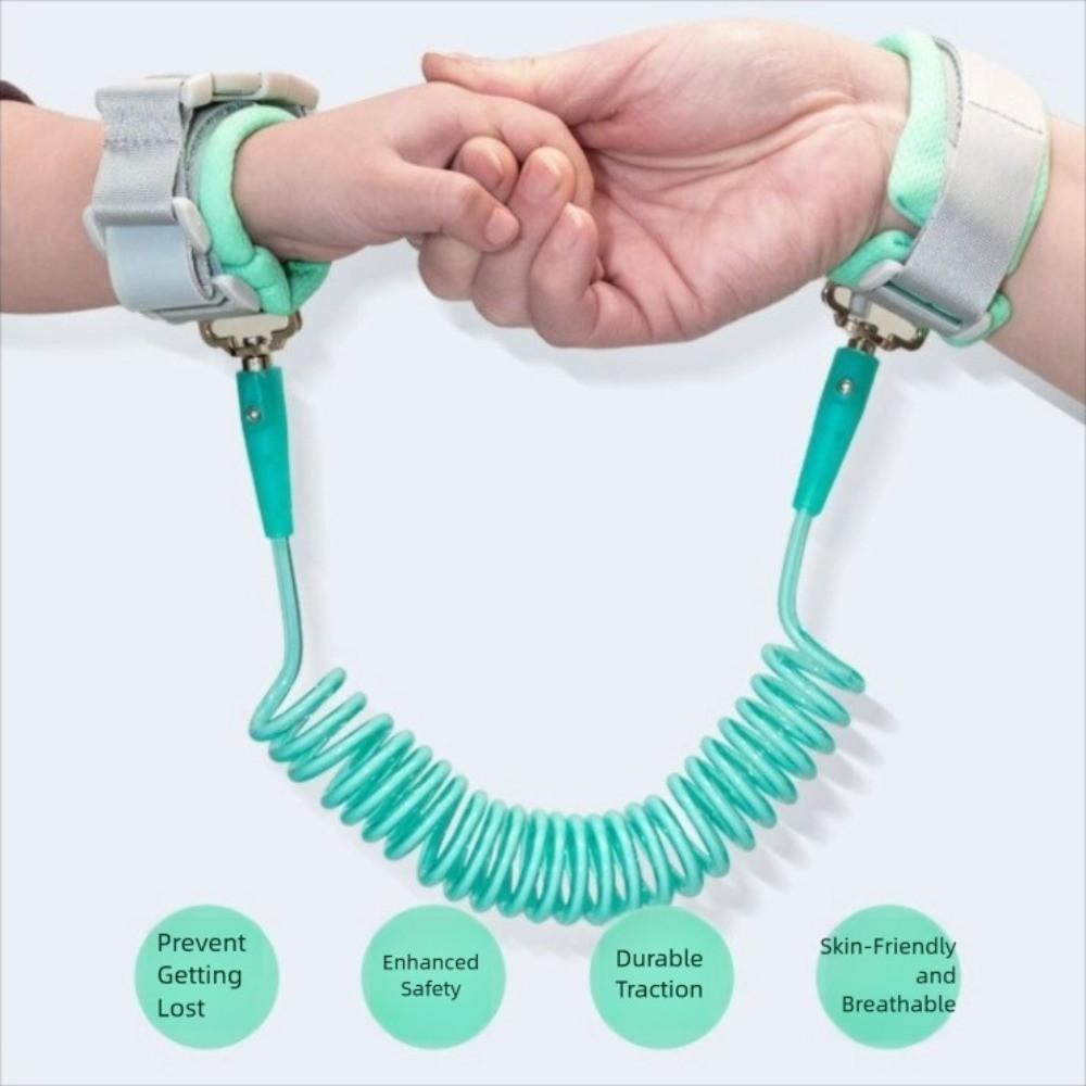 Breathable Baby Traction Rope Adjustable Children Harness Anti-lost Wrist Link Band  Toddler