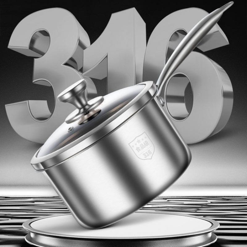 316 Stainless Steel Non-stick Milk and Baby Food Pot
