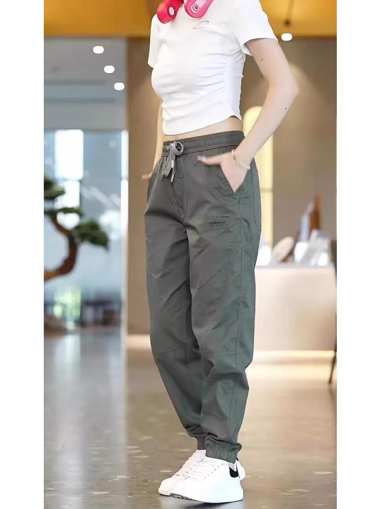 2024 Men's Quick-Drying Summer Workwear Pants - Lightweight, Casual, and Sporty with Cuffed Design