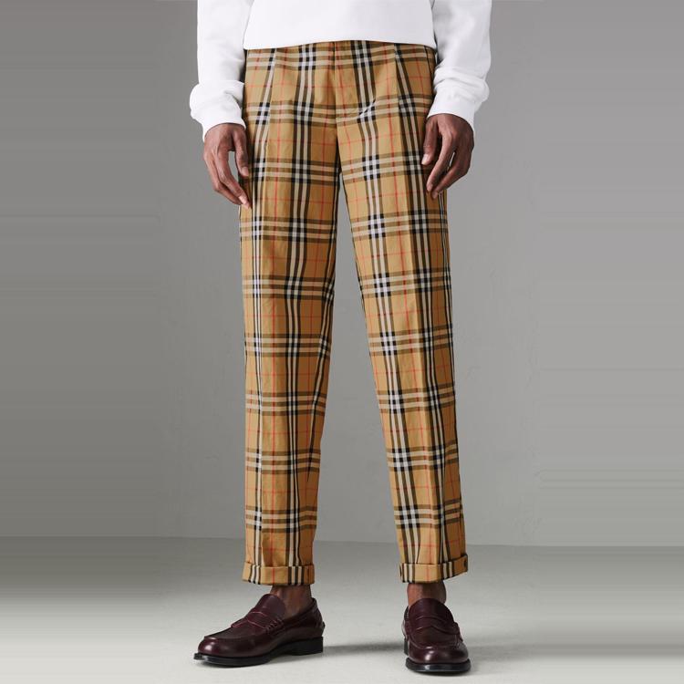 Burberry Casual Pants Men's Beige Brown 80014561